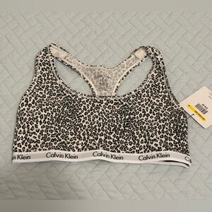 Calvin Klein Leopard Print Women's Bralette